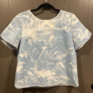 One Clothing Denim Tie Dye Shirt